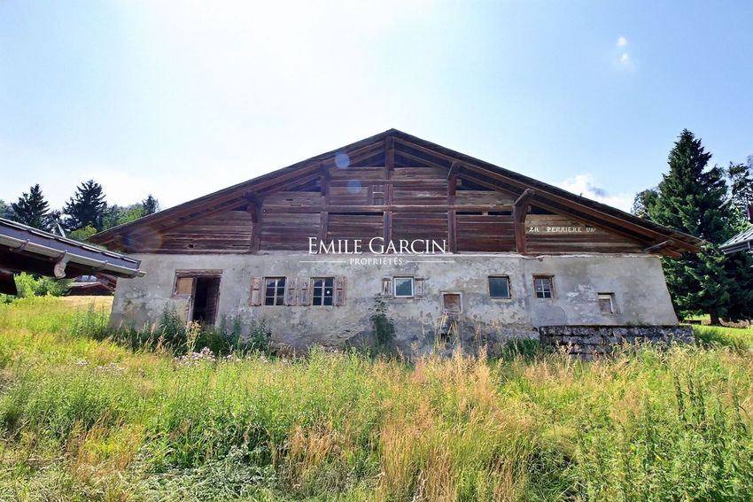 Image Façade à  chalet de montagne de Megève