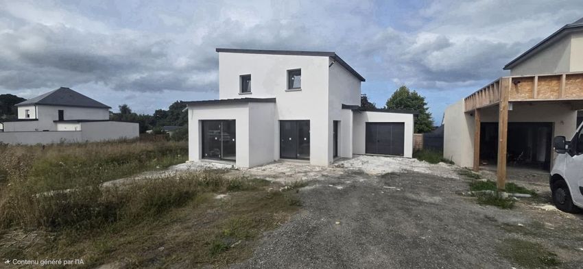 Image Façade à  maison individuelle de Tréveneuc