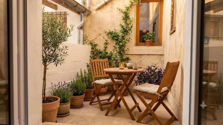 Image Terrasse à  maison de village de Castelnaudary