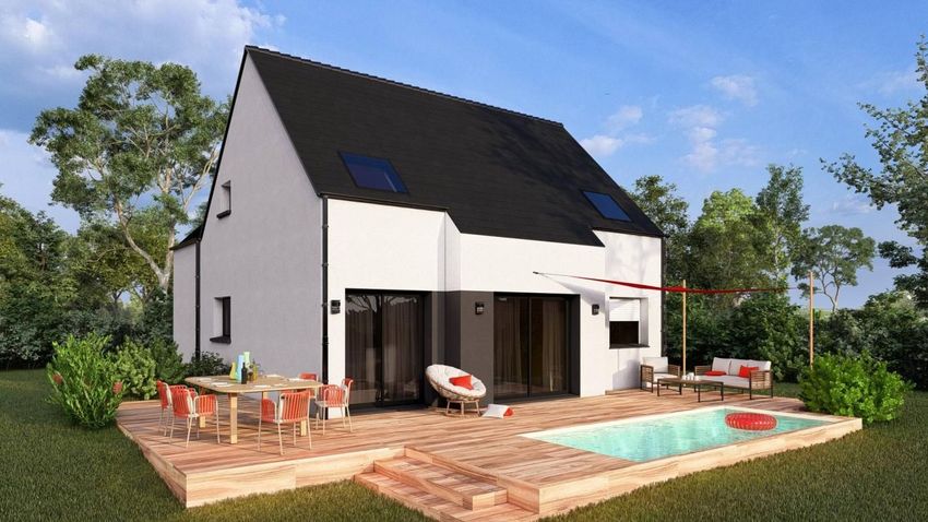 Image Façade à  maison individuelle de Caden