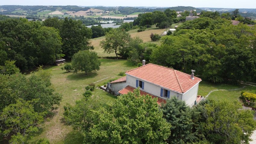 Image Façade à  maison individuelle de Lauzerte