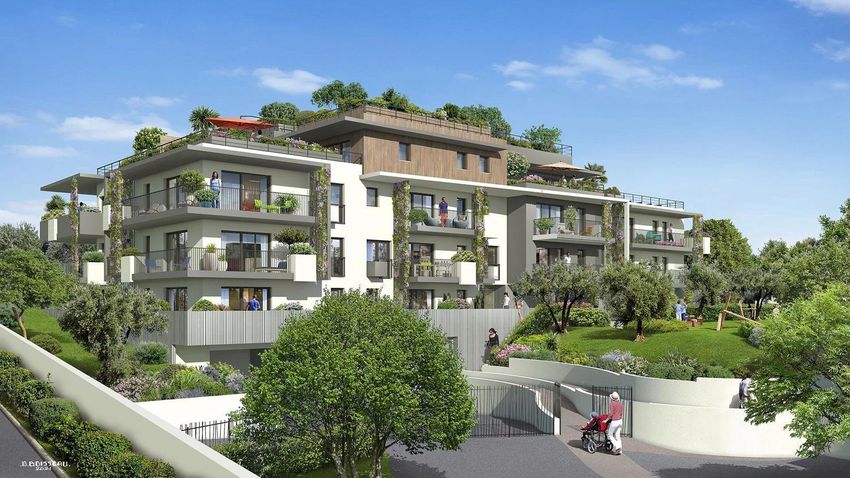 Image Façade à appartement de Saint-Laurent-du-Var