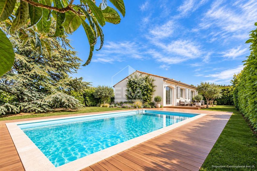 Image Piscine à  maison individuelle de Bourgneuf