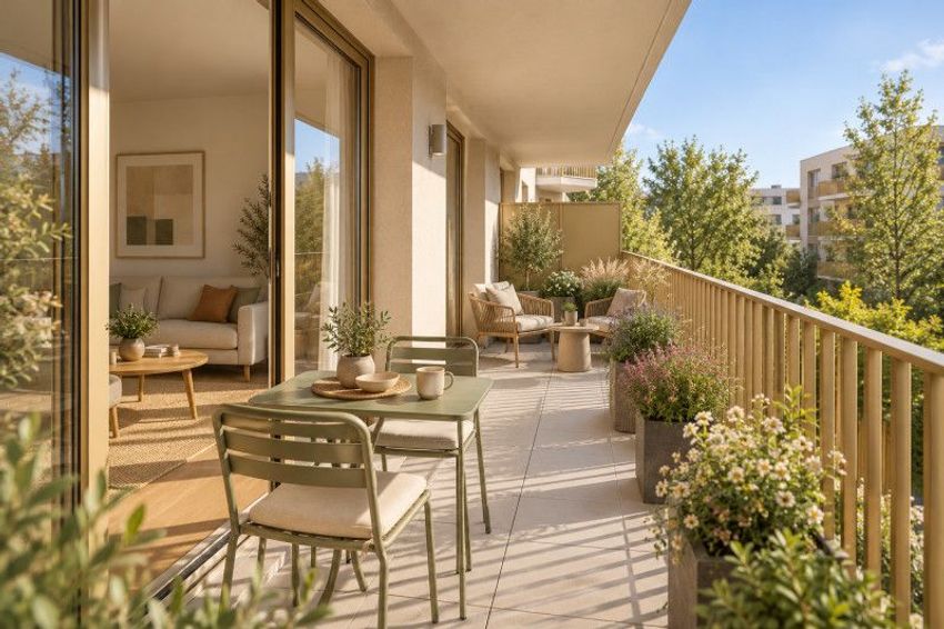 Image Terrasse à appartement de Gentilly