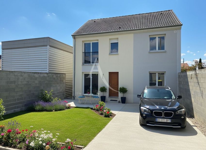 Image Façade à  maison individuelle de Meaux