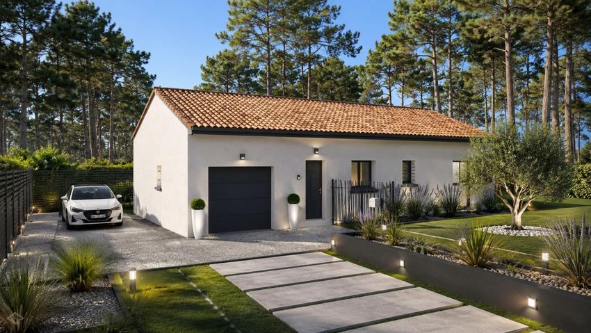 Image Façade à  maison individuelle de Agnin