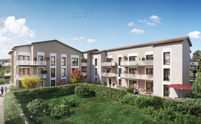 Image Façade à programme neuf de 11 Route d'Azieu