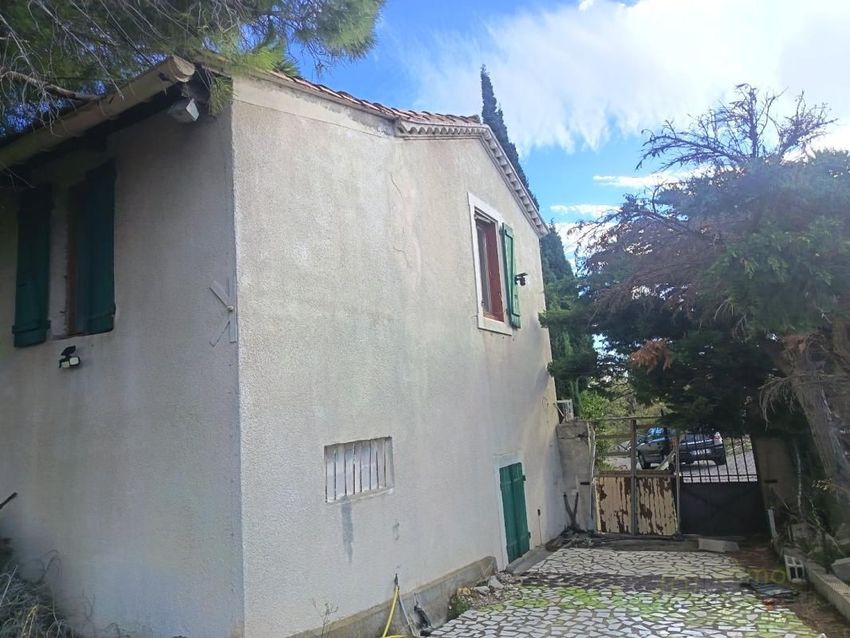 Image Façade à  maison individuelle de Fitou