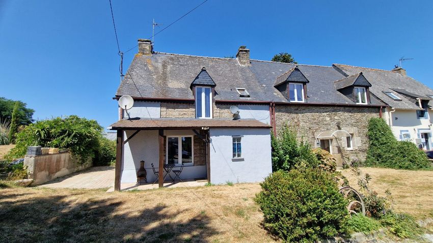 Image Façade à  maison mitoyenne de Guégon