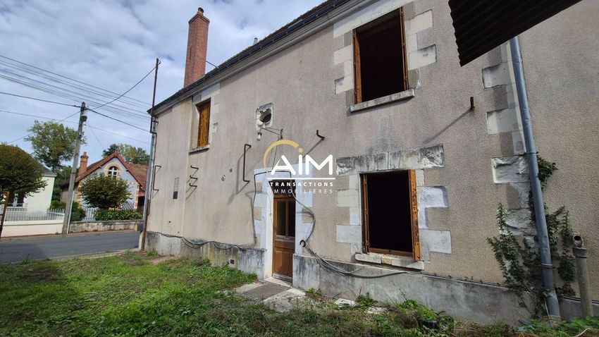 Image Façade à  maison mitoyenne de Saint-Georges-sur-Cher