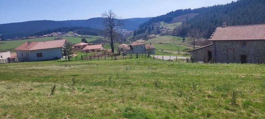 Image Vue à terrain de Riotord