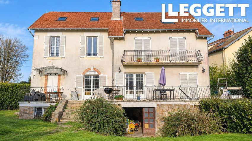 Image Façade à  maison mitoyenne de Bellac