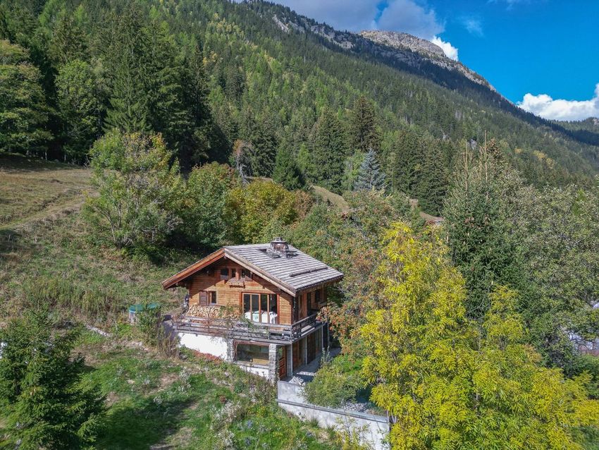 Image Vue à  chalet de montagne de Chamonix-Mont-Blanc