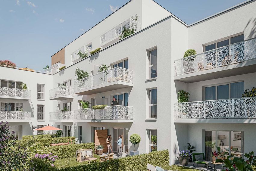 Image Façade à programme neuf de 47 Avenue Marceau