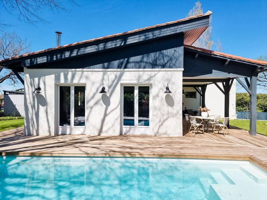 Image Piscine à  maison individuelle de Aigrefeuille