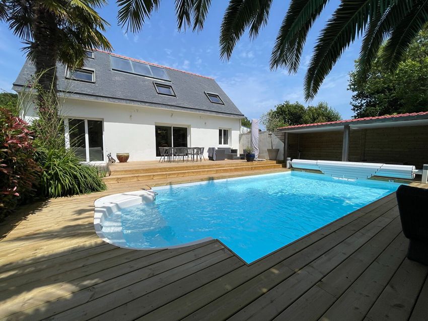Image Piscine à  maison individuelle de Fouesnant