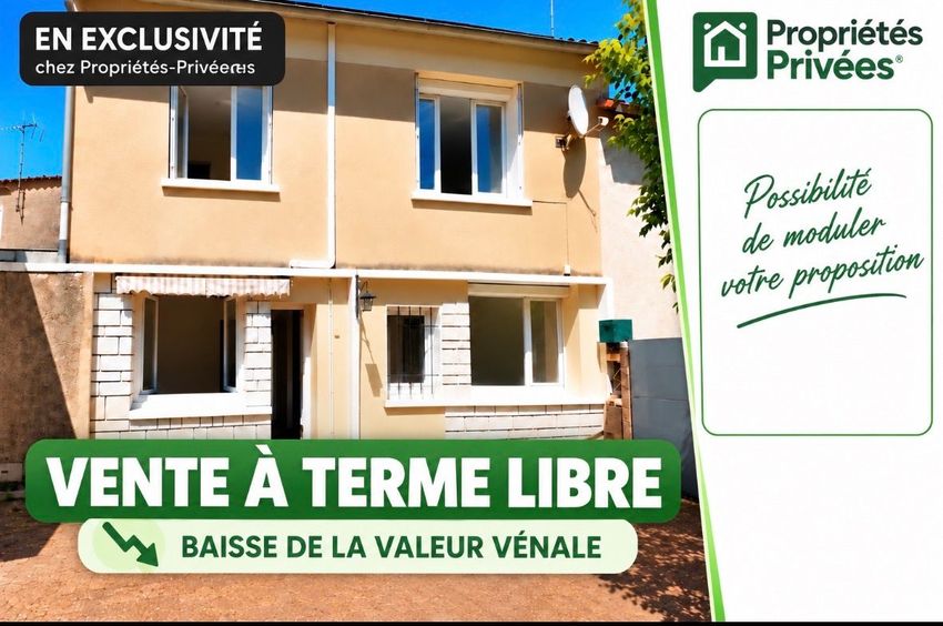 Image Façade à  maison mitoyenne de Vervant