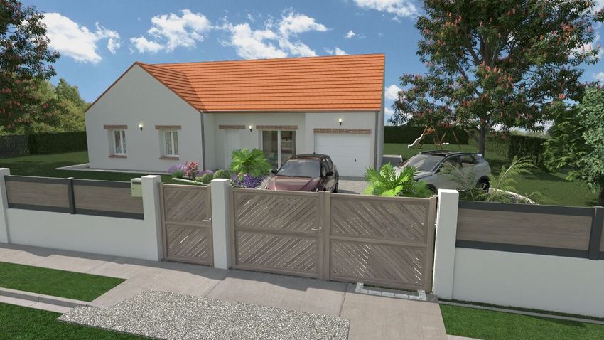 Image Façade à  maison individuelle de Josnes