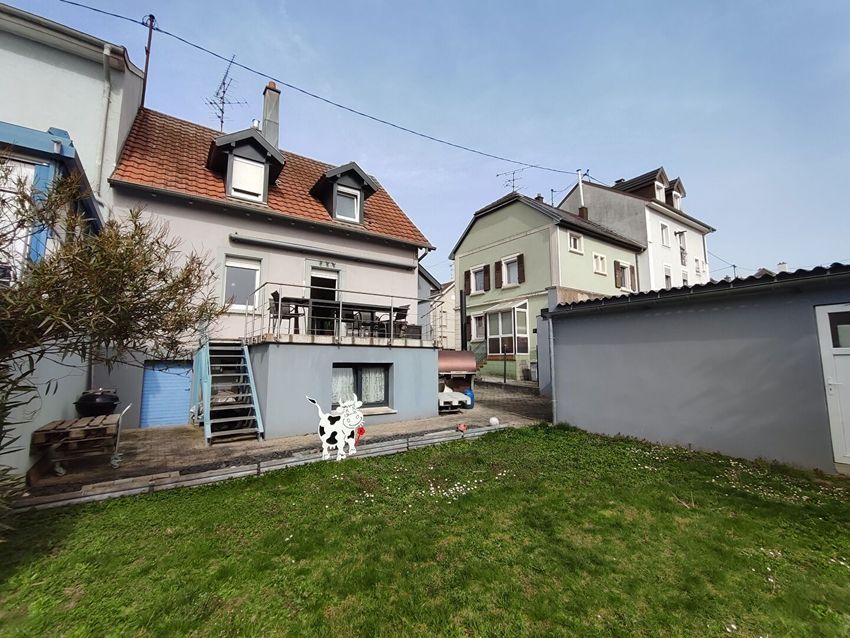 Image Façade à  maison mitoyenne de Mulhouse