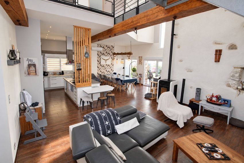 Image Salon à  maison mitoyenne de Trausse