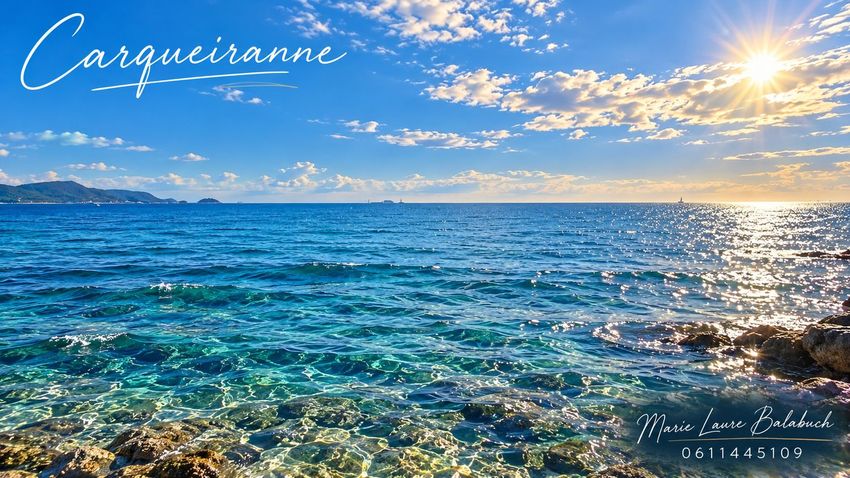 Image Vue à  villa de Carqueiranne