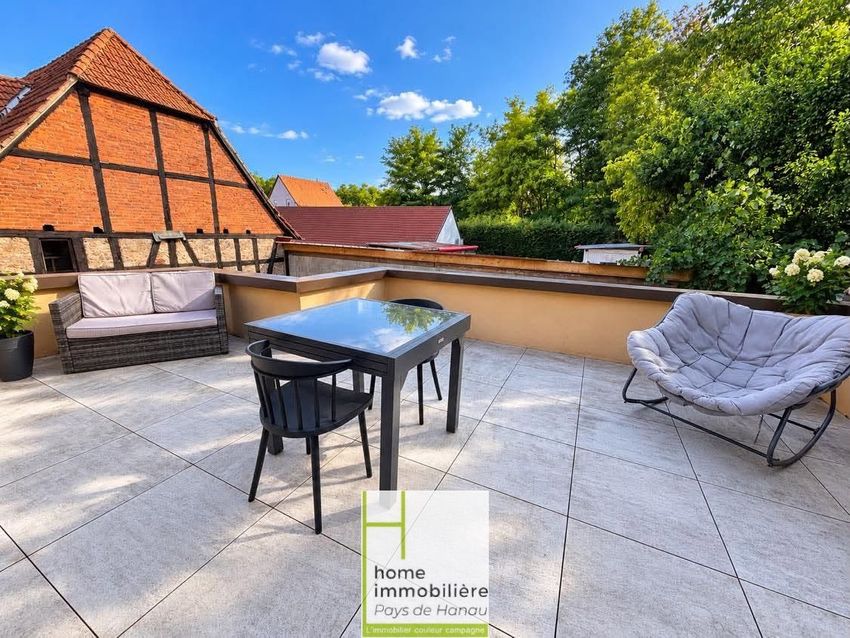 Image Terrasse à  maison individuelle de Bouxwiller