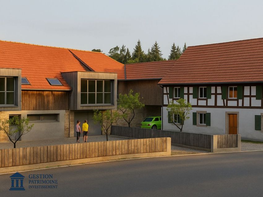 Image Façade à  maison individuelle de Heidwiller