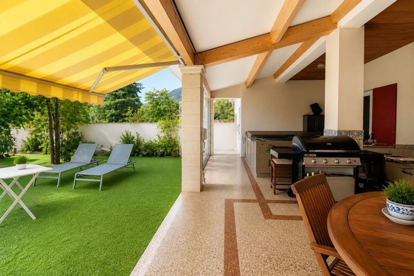 Image Terrasse à  maison individuelle de Vinsobres