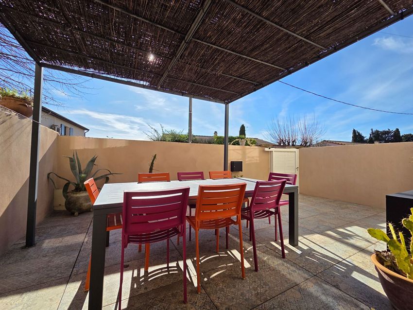 Image Terrasse à  maison individuelle de Montélimar