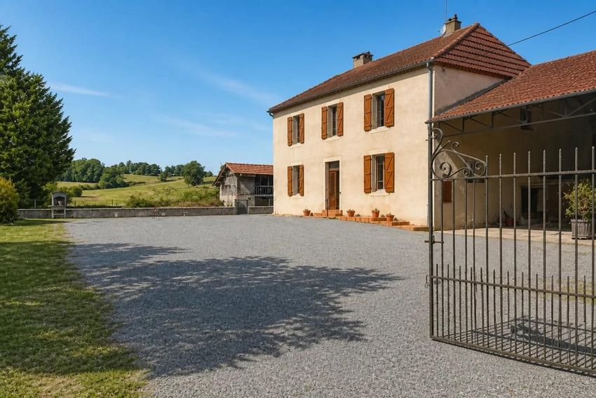 Image Façade à  maison individuelle de Juillac