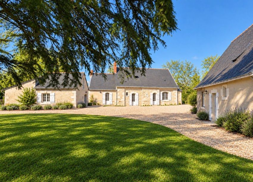 Image Façade à  maison individuelle de Beaufort-en-Anjou