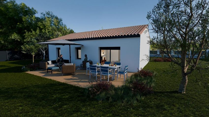Image Façade à  maison individuelle de Les Achards