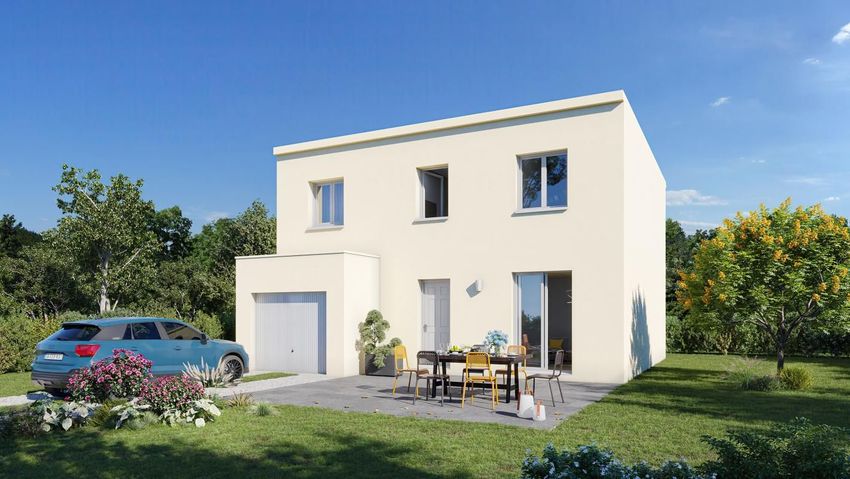 Image Façade à  maison individuelle de Châteaubourg