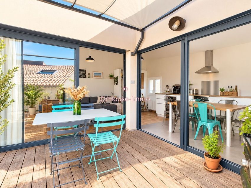 Image Terrasse à  maison jumelée de Montpellier