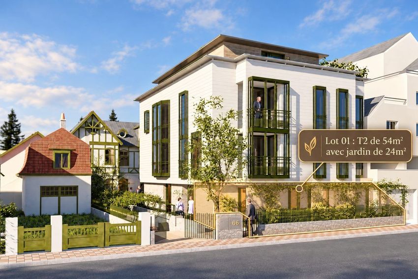 Image Façade à appartement de Le Touquet-Paris-Plage
