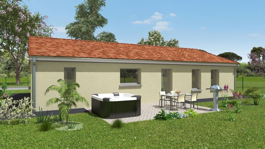 Image Façade à  maison individuelle de Yzeure