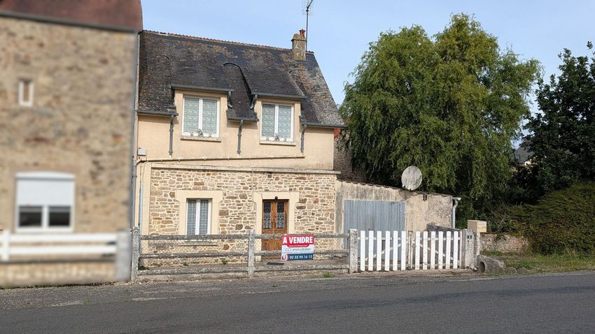 Image Façade à  maison mitoyenne de Saint-Martin-d'Audouville