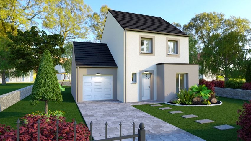 Image Façade à  maison individuelle de May-en-Multien