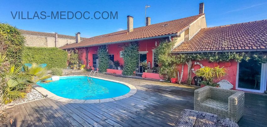 Image Piscine à  maison mitoyenne de Queyrac