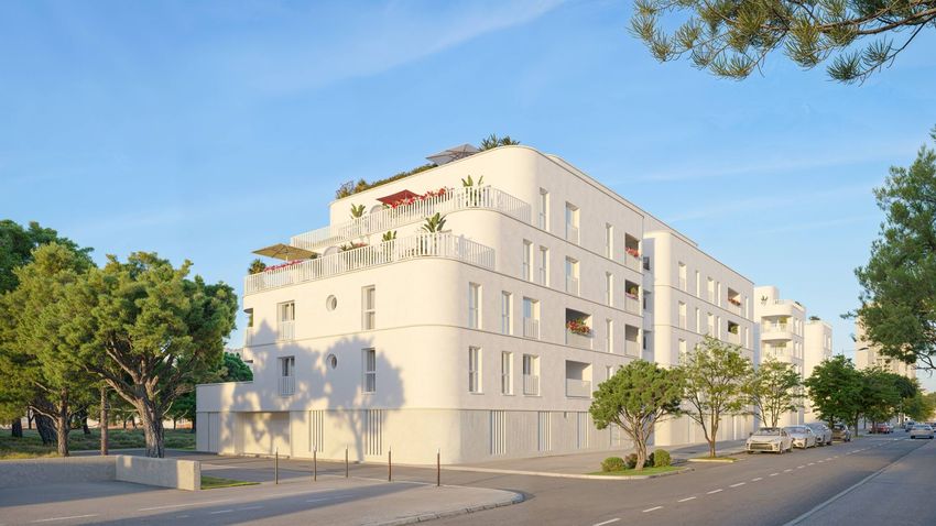 Image Façade à programme neuf de 129 Rue Pierre-Joseph Proud'hon