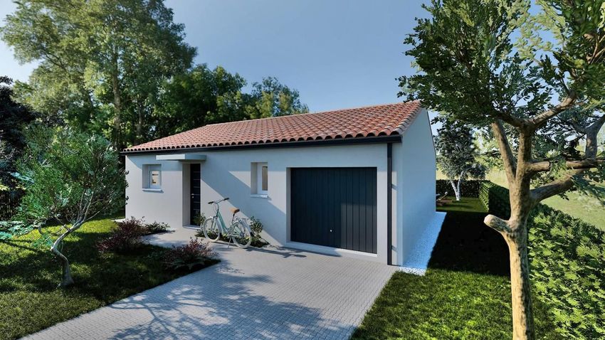 Image Façade à  maison individuelle de Froidfond