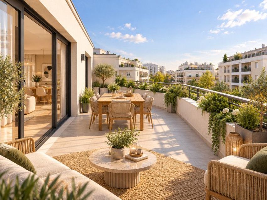Image Terrasse à appartement de Asnières-sur-Seine