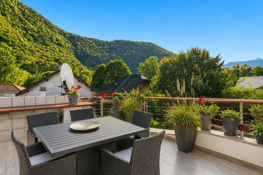 Image Terrasse à  maison individuelle de Doussard