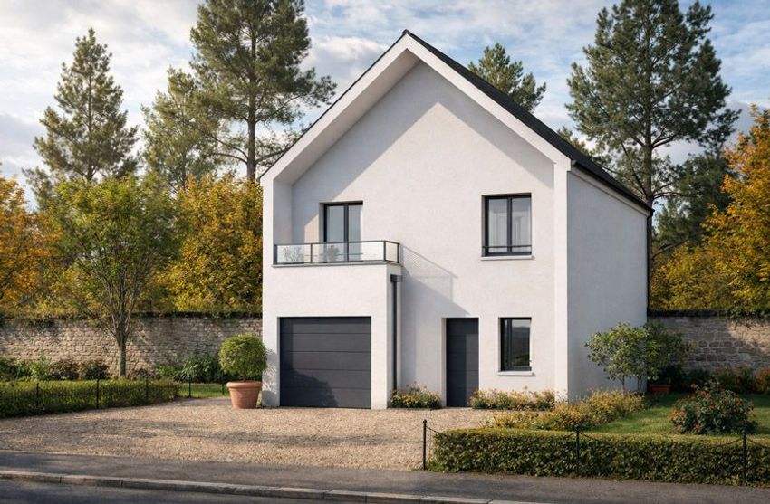 Image Façade à  maison individuelle de Étréchy