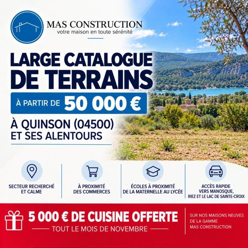 Image de terrain à Quinson
