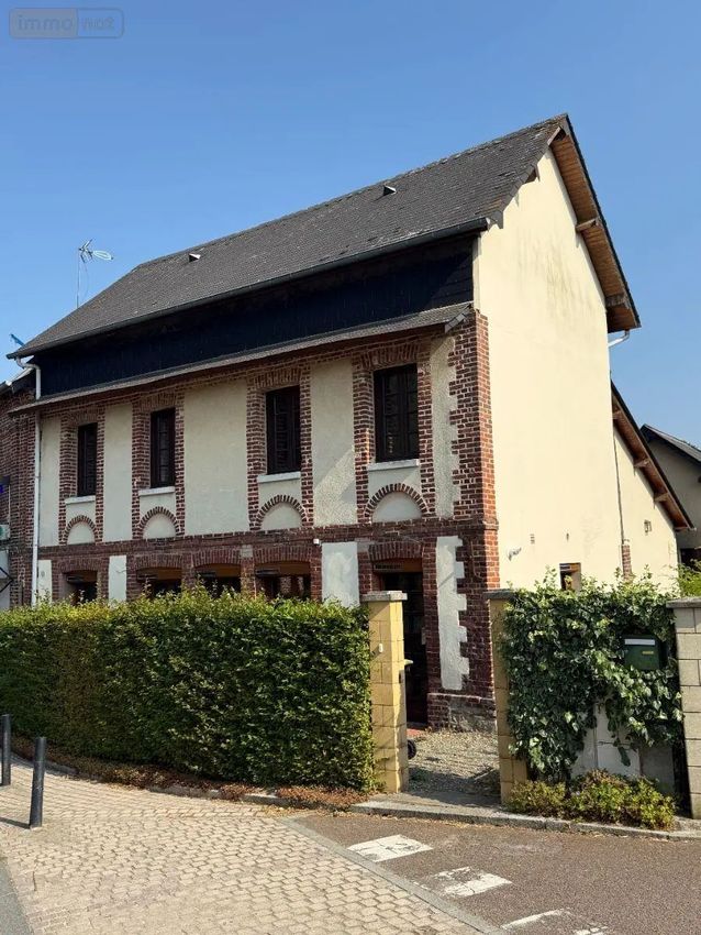 Image Façade à  maison mitoyenne de Préaux