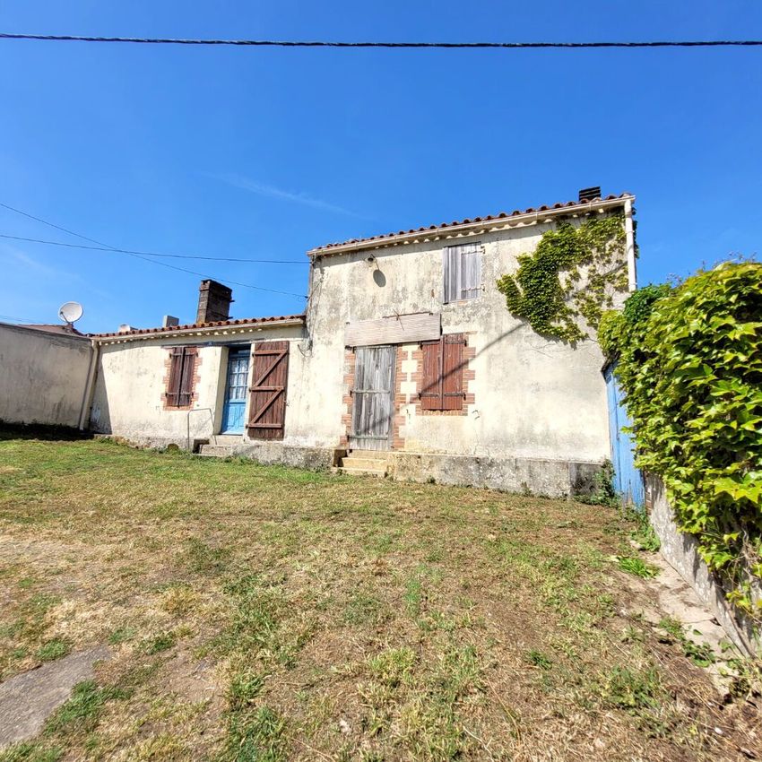 Image Façade à  maison mitoyenne de La Boissière-des-Landes