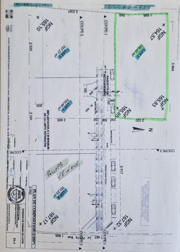 Image Plan à terrain de Occagnes