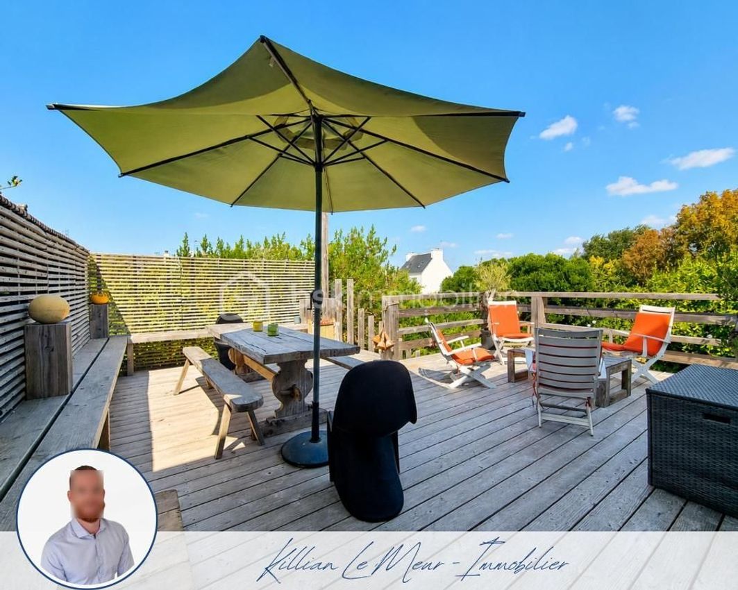 Image Terrasse à  maison individuelle de Treffiagat