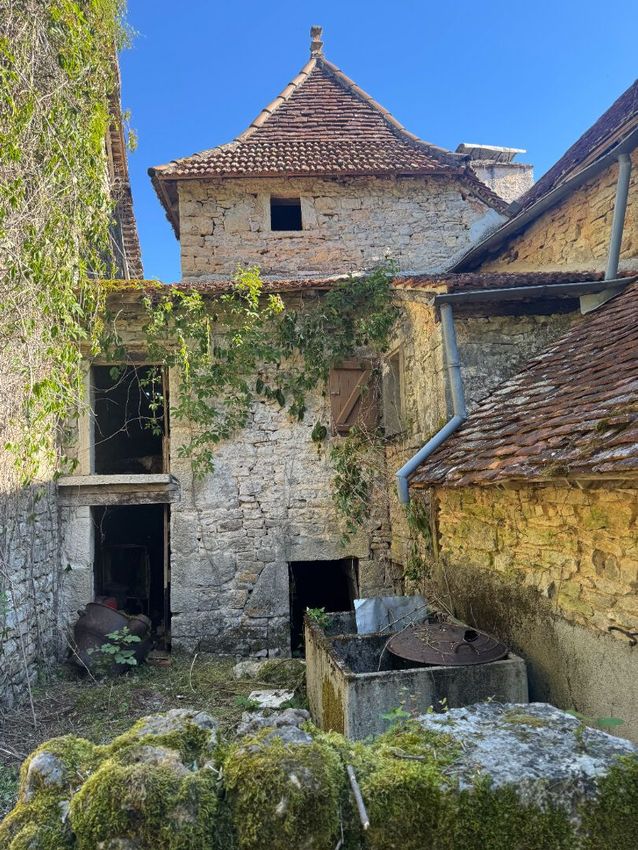 Image Façade à  maison mitoyenne de Livernon